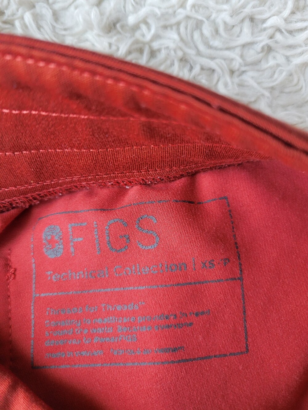 Figs Zamora Jogger Scrub Pants Clay XS Petite - Picture 8 of 8